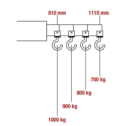 Grue d'atelier fixe 1T