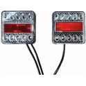 KIT SIGNALISATION 7M50 MAGNETIQUE A LED ENTRE FEUX 2.5M ROUGE/BLANC 7 PLOTS