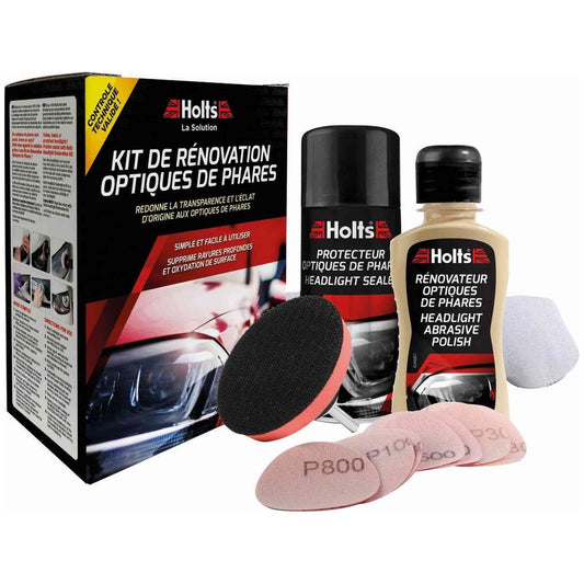 Kit rénovateur optiques de phares