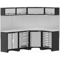 MOBILIER D'ATELIER 4 ELEMENTS ANGLE INOX 430