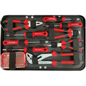 Mallette de dépannage 105 outils 1/4"+1/2"