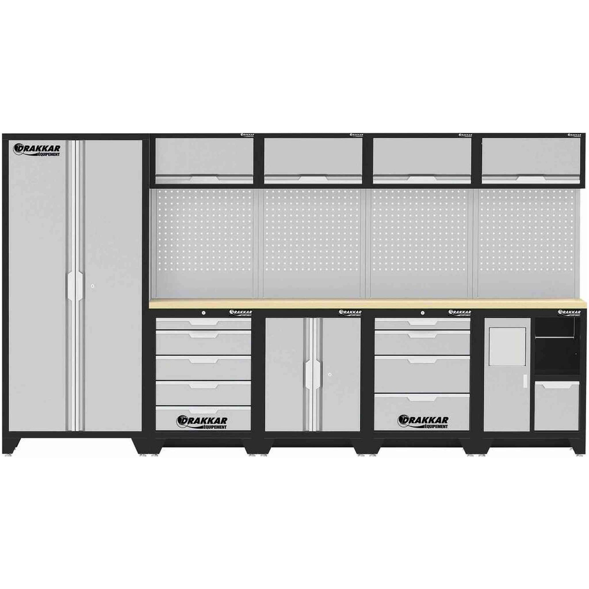 Mobilier d'atelier 5 éléments hêtre