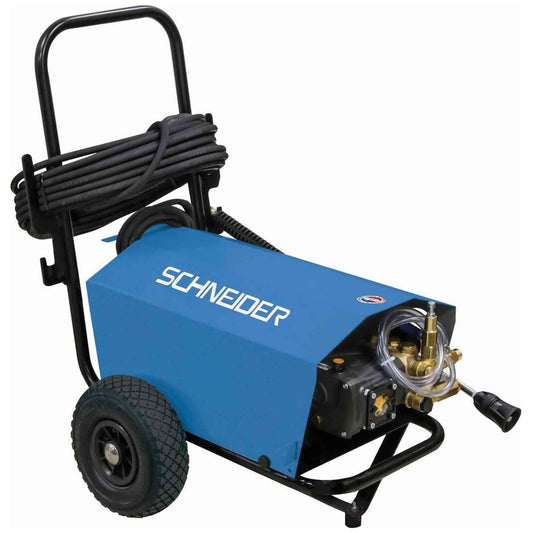 NETTOYEUR HP EAU FROIDE MONO 9L/M 160 BARS TOTAL STOP + FLEXIBLE 20M