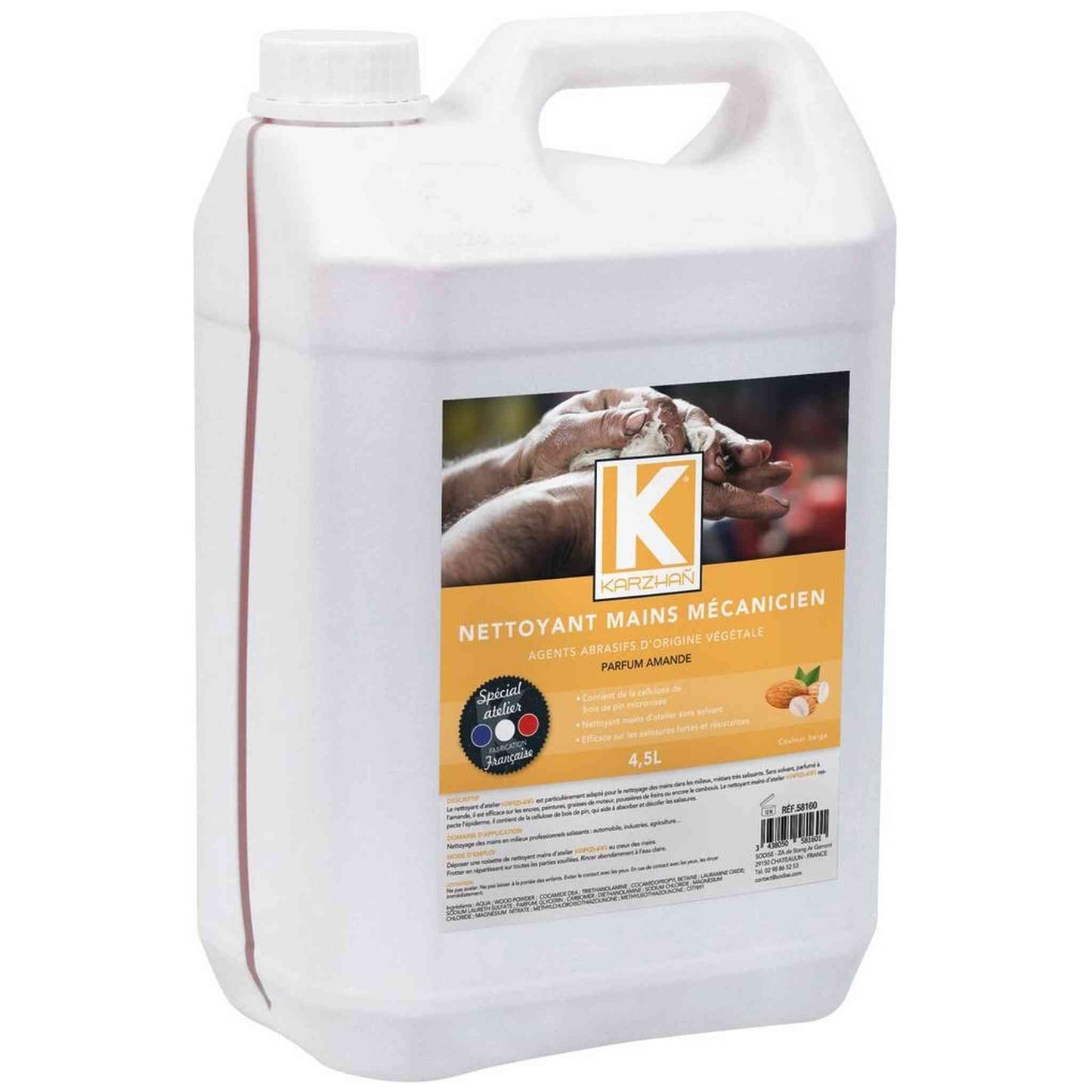 Nettoyant mains Karzhan beige 4,5L