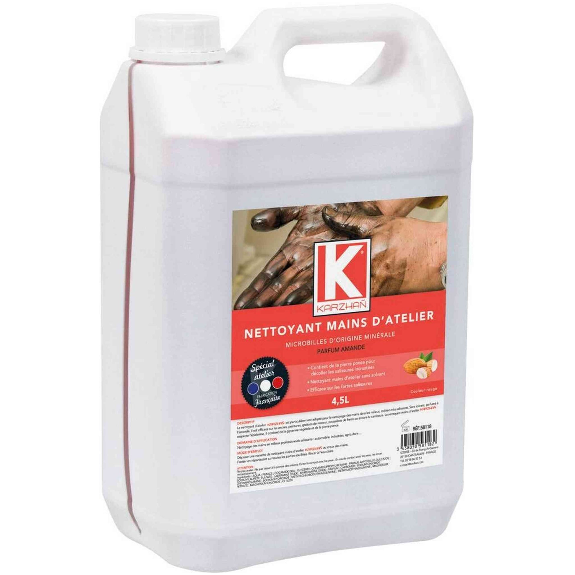 Nettoyant mains Karzhant rouge 4,5L
