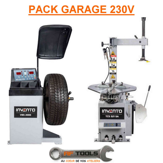 PACK GARAGE : MACHINE A PNEU / EQUILIBREUSE 230V