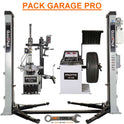 PACK GARAGE PRO : PONT 2 COLONNES / MACHINE A PNEU / EQUILIBREUSE
