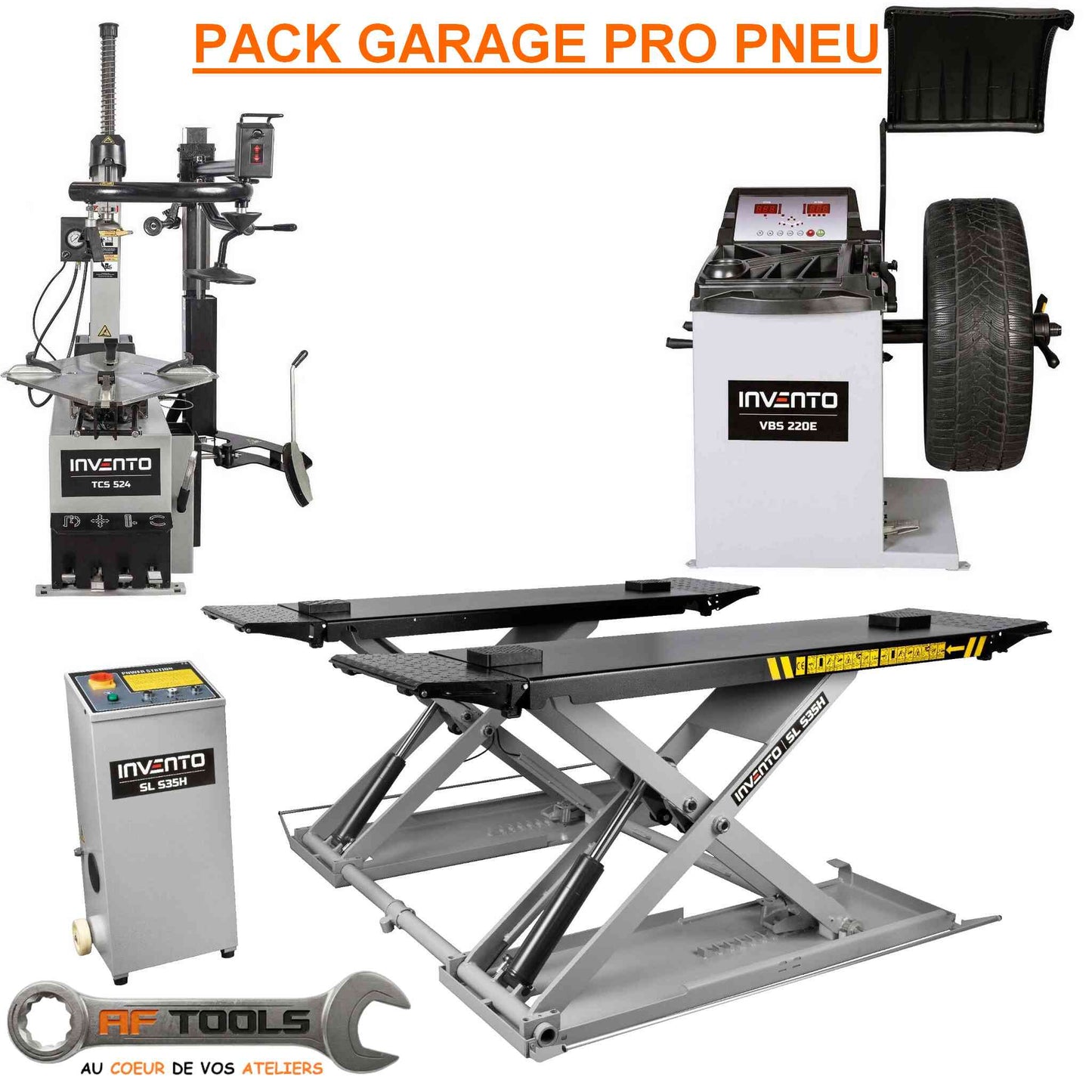 Pack Trio Atelier Performance : Montage, Équilibrage & Levage 3.5T