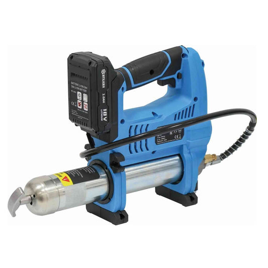 POMPE A GRAISSE 18V 690 BAR - 1 BATTERIE LI-ION 2AH - 1 CHARGEUR 1.7A EN MALETTE