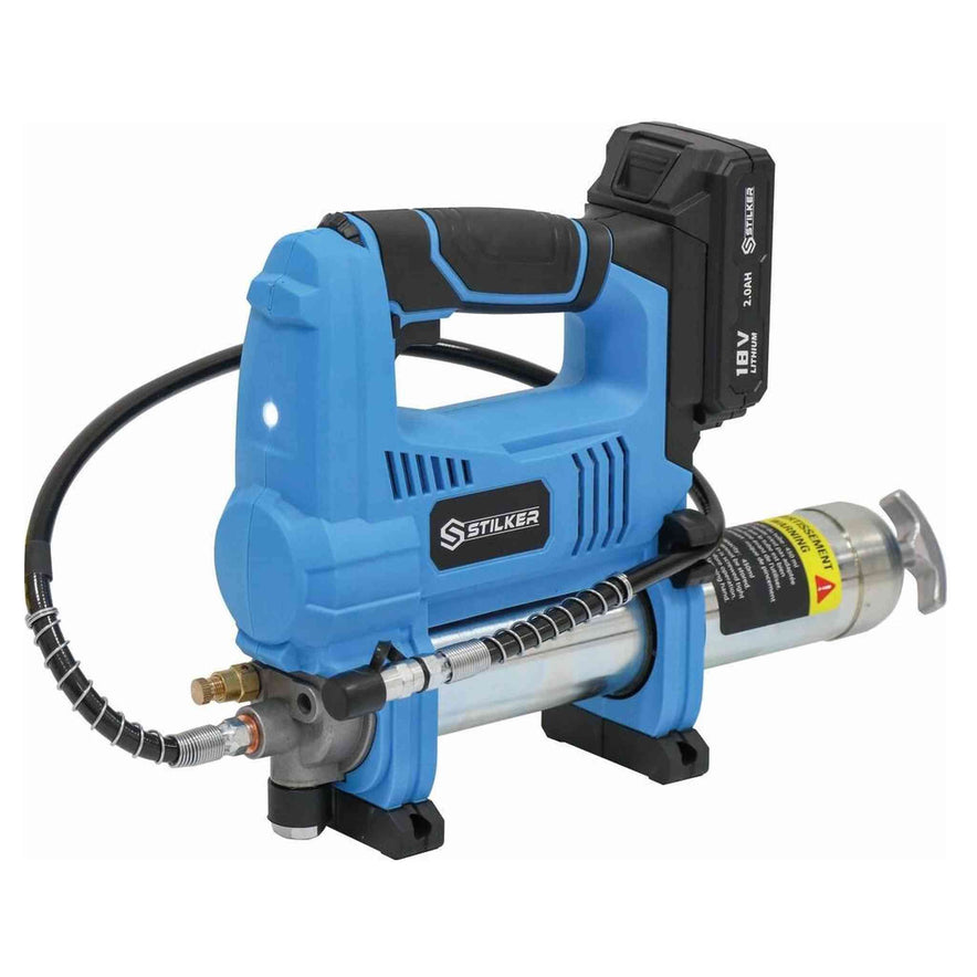 POMPE A GRAISSE 18V 690 BAR - 1 BATTERIE LI-ION 2AH - 1 CHARGEUR 1.7A EN MALETTE