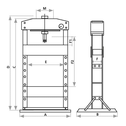 PRESSE D'ATELIER 30T