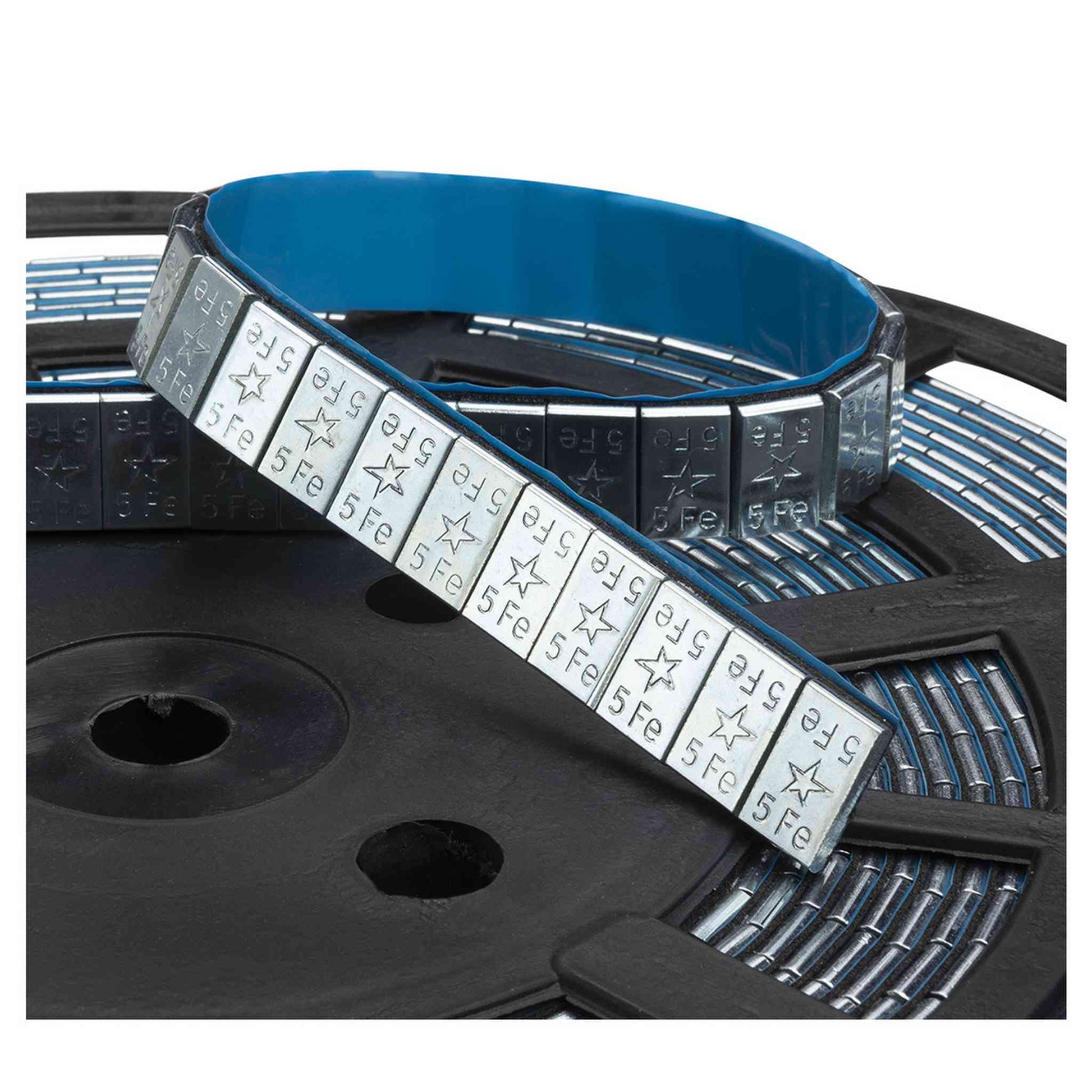 Poids adhésifs FE galvanisé au zinc pour jantes ALU, rouleau 5g x 1200