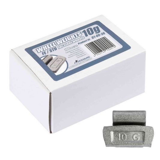 Poids à clipser Fivestars - jantes acier - FE - 10g