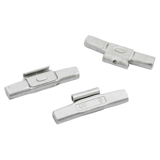 Poids à clipser Fivestars - jantes acier - FE - 40g