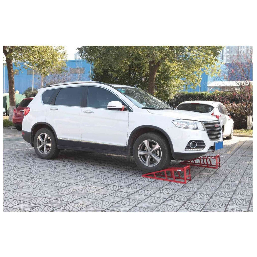 Rampe de levage en acier largeur 210mm 1T par rampe - lot de 2 pcs