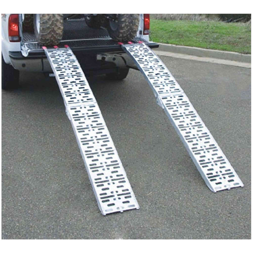 Rampes aluminium pliantes 680Kg 2000mm - lot de 2 pcs