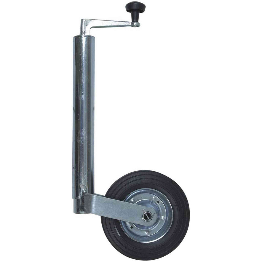Roue jockey jante acier 48mm course de 170mm 150kg