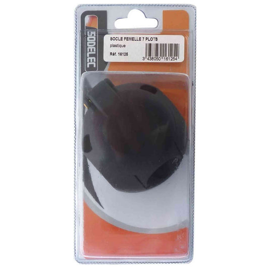 SOCLE -ABS- FEMELLE 7 PLOTS /coque