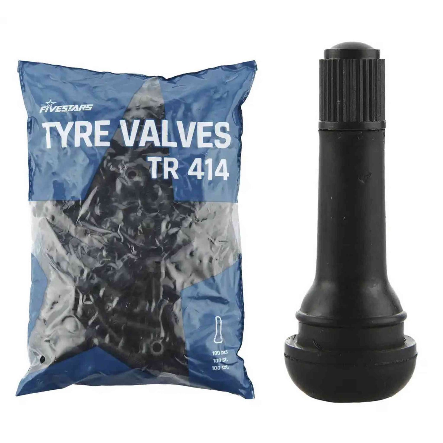 Valves pour pneus Tubeless TR414 FIVESTARS - 100 pcs
