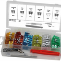 Assortiment 90 fusibles enfichables standards + 1 testeur + 1 pince