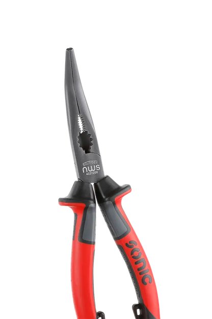 Pince à bec long coudé 8''