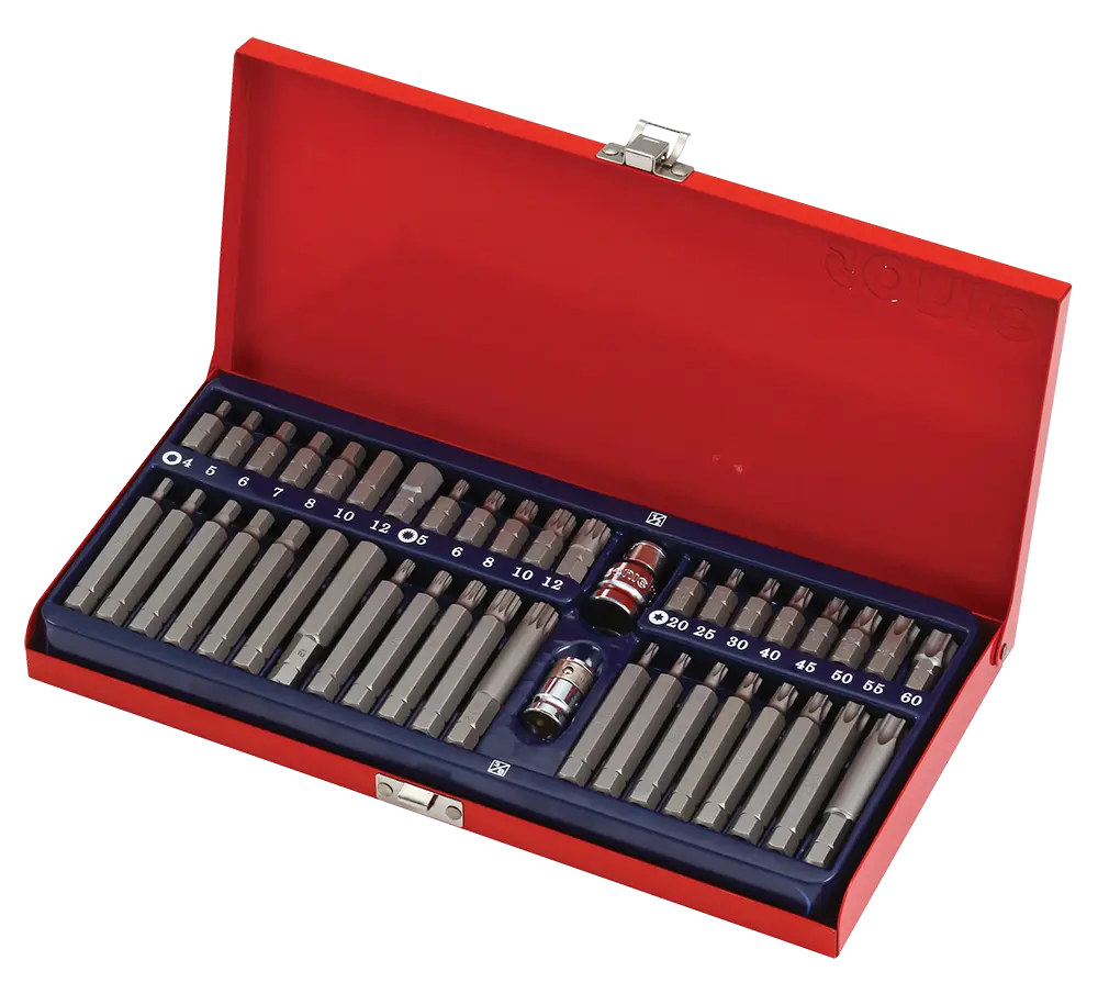 Boîte embouts de vissage et adaptateurs 42-pcs.