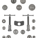 Coffret repousse pistons manuel étriers de freins 18-pcs.