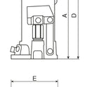 Cric bouteille hydraulique 5T