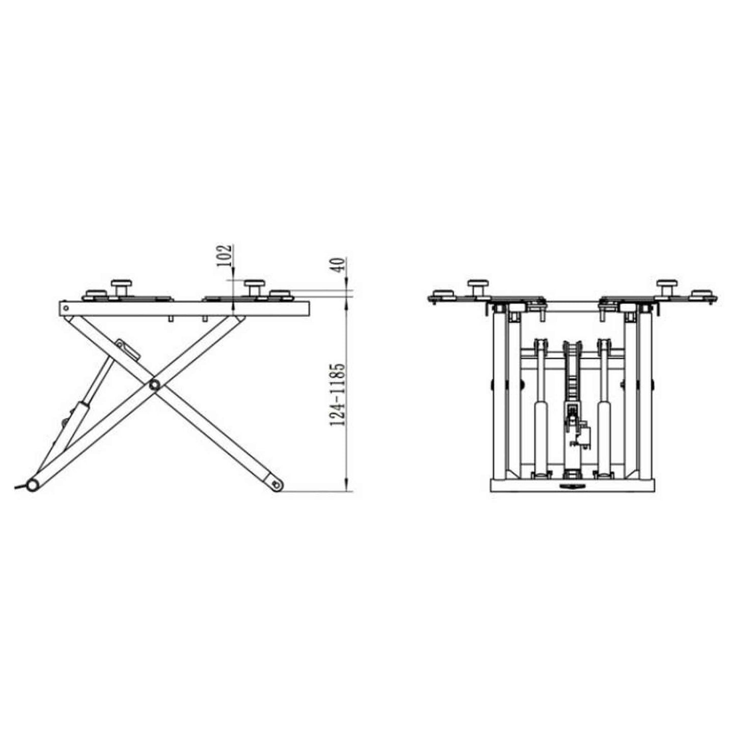 Pont Élévateur Mobile à Ciseaux 3T – Invento SX30 (230V)