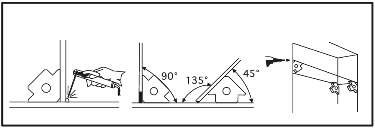 Equerre magnétique