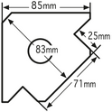 Equerre magnétique petite