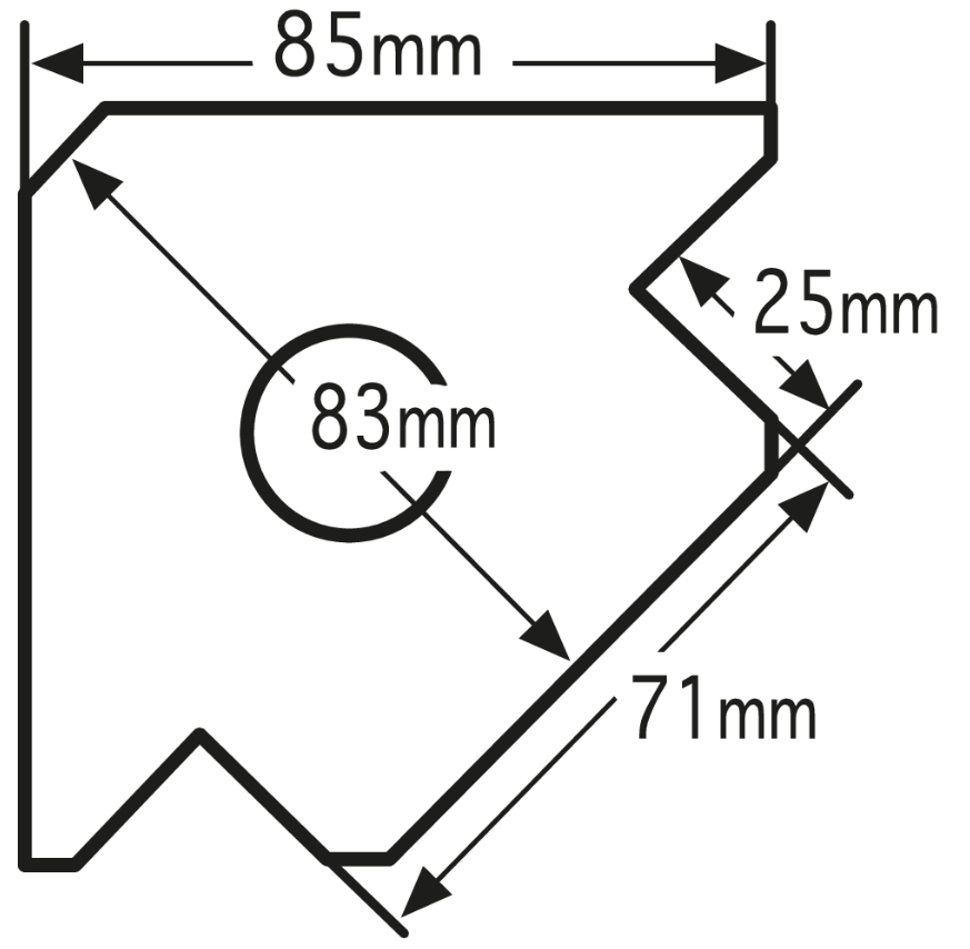 Equerre magnétique petite