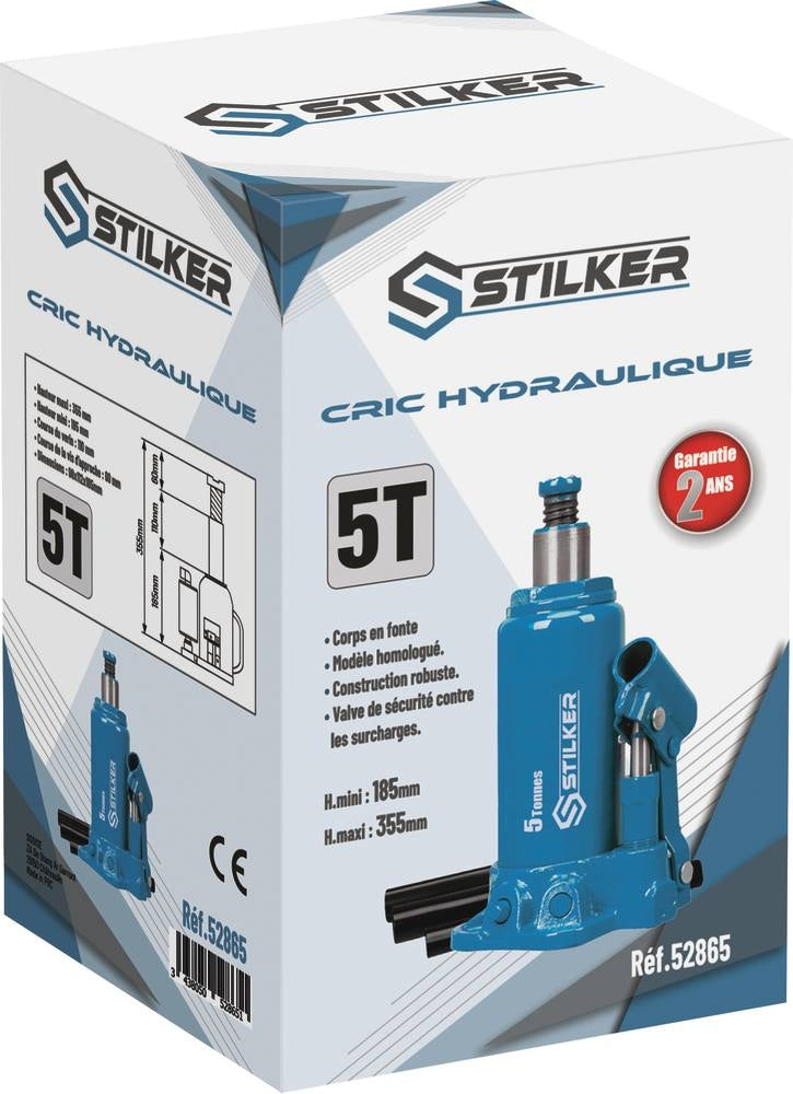 Cric bouteille hydraulique 5T