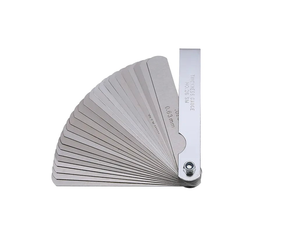 Jauges d'epaisseur metriques (26pc)