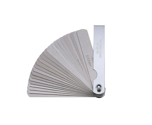 Jauges d'epaisseur metriques (26pc)