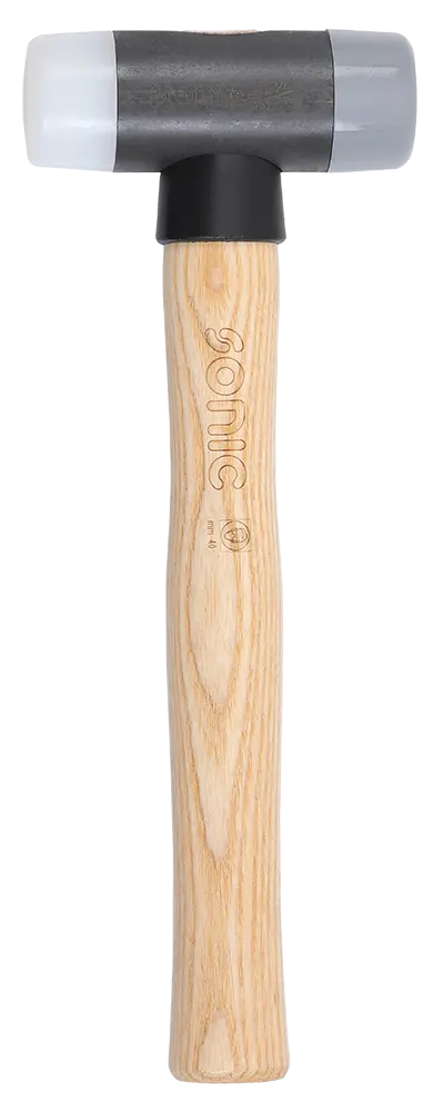 Marteau embouts en nylon manche en bois 400gr.