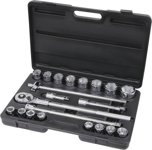 COFFRET PVC DE DOUILLES CAMION 21PCS-6PANS-3/4"CV  *DT*