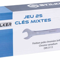 Clés mixtes de 6 à 28/30/32mm full polish - trousse de 25 pcs