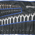 Clés mixtes de 6 à 28/30/32mm full polish - trousse de 25 pcs