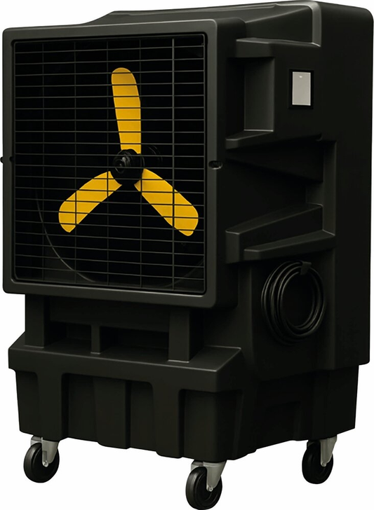 Rafraîchisseur d'air mobile 640W - 130L - 22000 m³/h