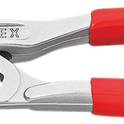 Pince clé gainée 125mm avec bouton poussoir