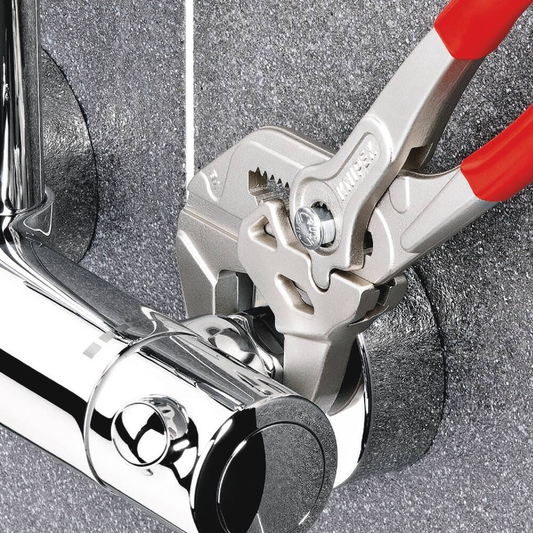 Pince clé gainée 400mm avec bouton poussoir