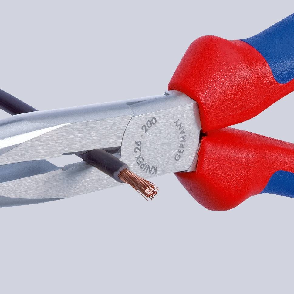 Pince droite 160mm demi-ronde bi-matière