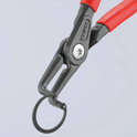 Pince coudée à 90° 165mm pour circlips intérieur 19/60mm