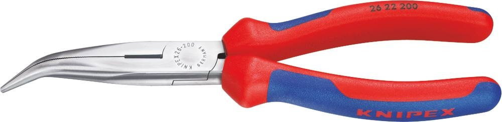 Pince coudée 200mm demi-ronde bi-matière