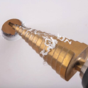 Foret conique à 13 étages sur tige 10mm de 6 à 30mm