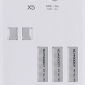 Lame de scie sauteuse 50mm alu/metaux non ferreux - lot de 5 pcs