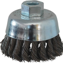 Brosse forme coupe conique M14 70mm mèches torsadées