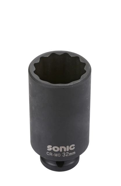 Douille à choc 1/2'' longue 12 pans 35mm