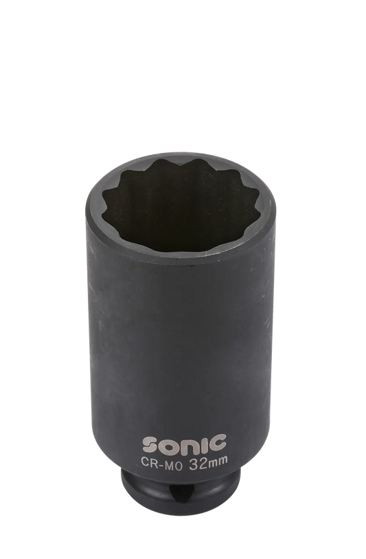 Douille à choc 1/2'' longue 12 pans 24mm